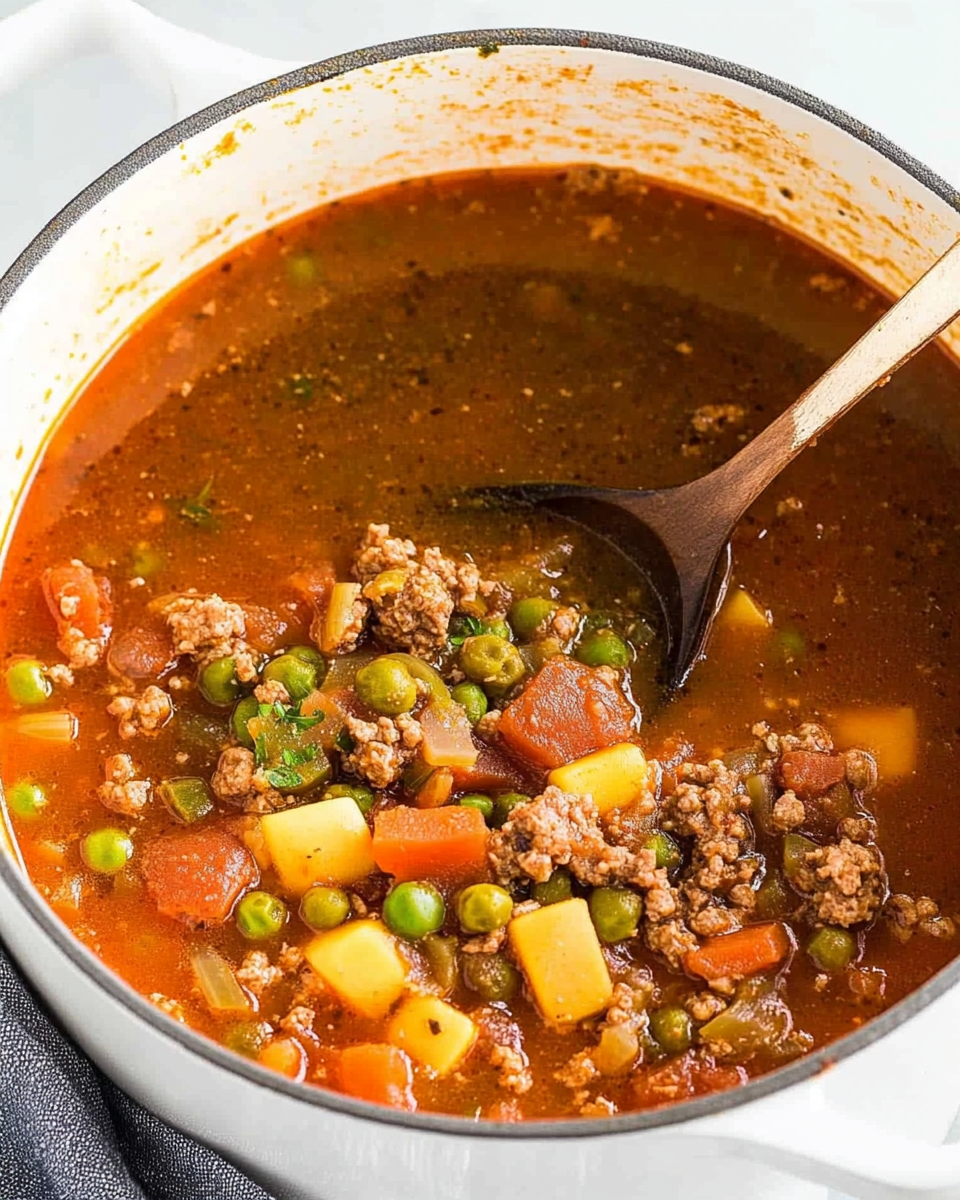 Hamburger Soup 1 Hamburger Soup