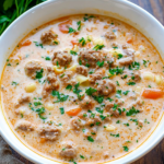 Creamy Parmesan Italian Sausage Ditalini Soup 2 Creamy Parmesan Italian Sausage Ditalini Soup
