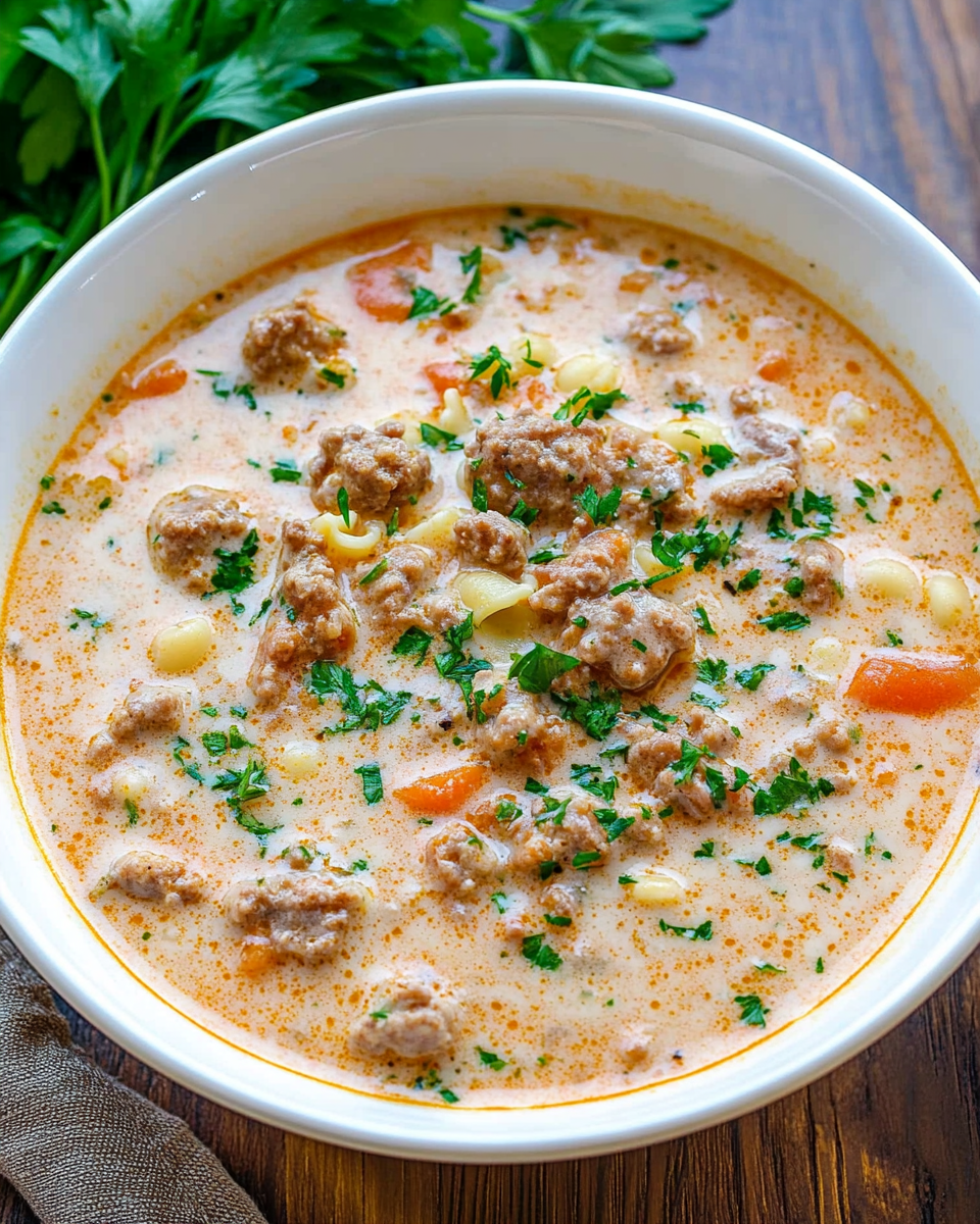 Creamy Parmesan Italian Sausage Ditalini Soup 1 Creamy Parmesan Italian Sausage Ditalini Soup