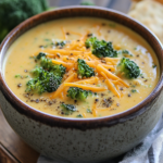 High Protein Broccoli Cheddar Soup 2 High Protein Broccoli Cheddar Soup