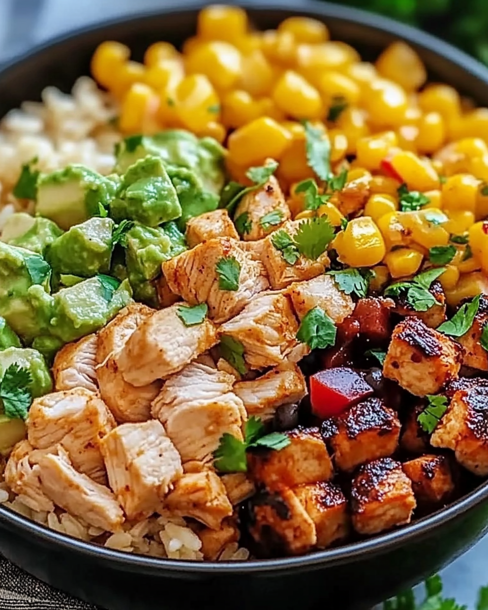 One Pan Chicken Burrito Bowl One Pan Chicken Burrito Bowl