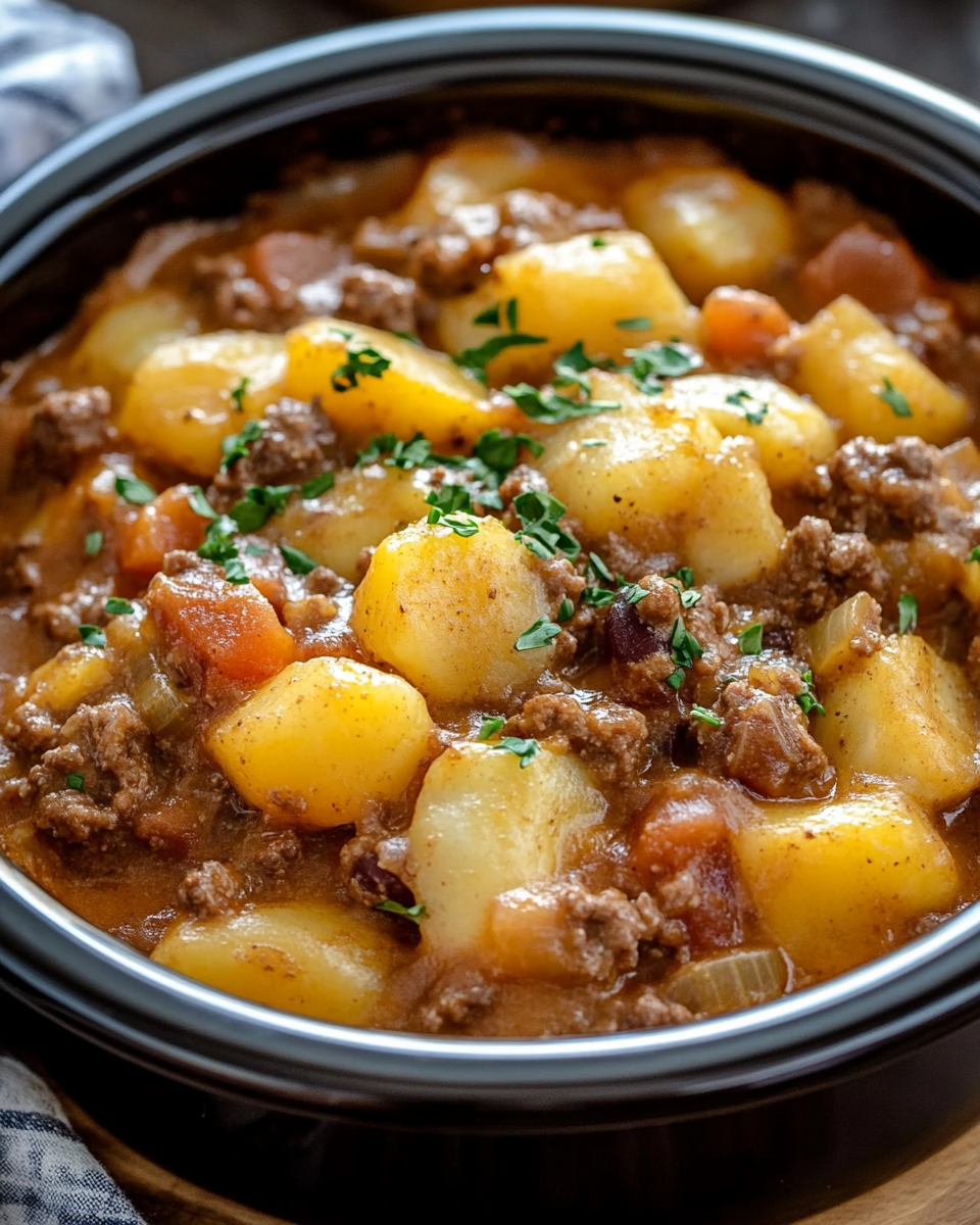 Slow Cooker Cowboy Casserole 1 Slow Cooker Cowboy Casserole