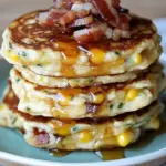 Bacon and Corn Griddle Cakes