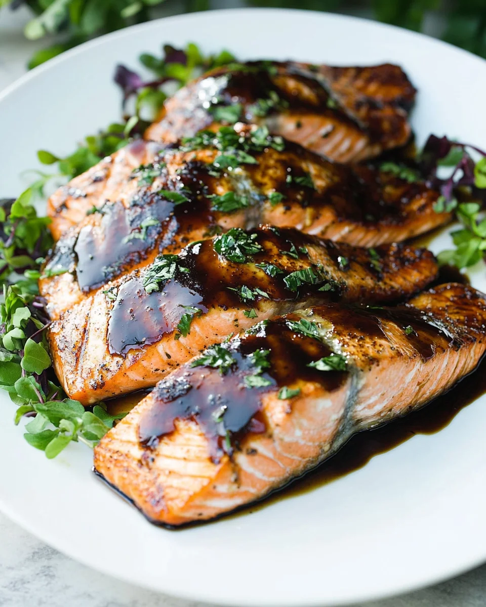 Balsamic Glazed Salmon 21 Balsamic