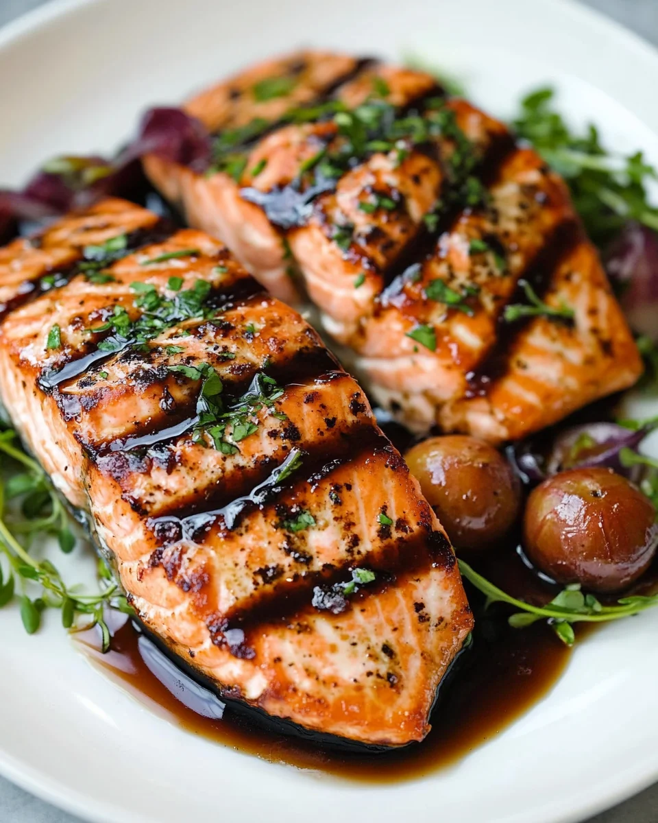 Balsamic Glazed Salmon 22 Balsamic