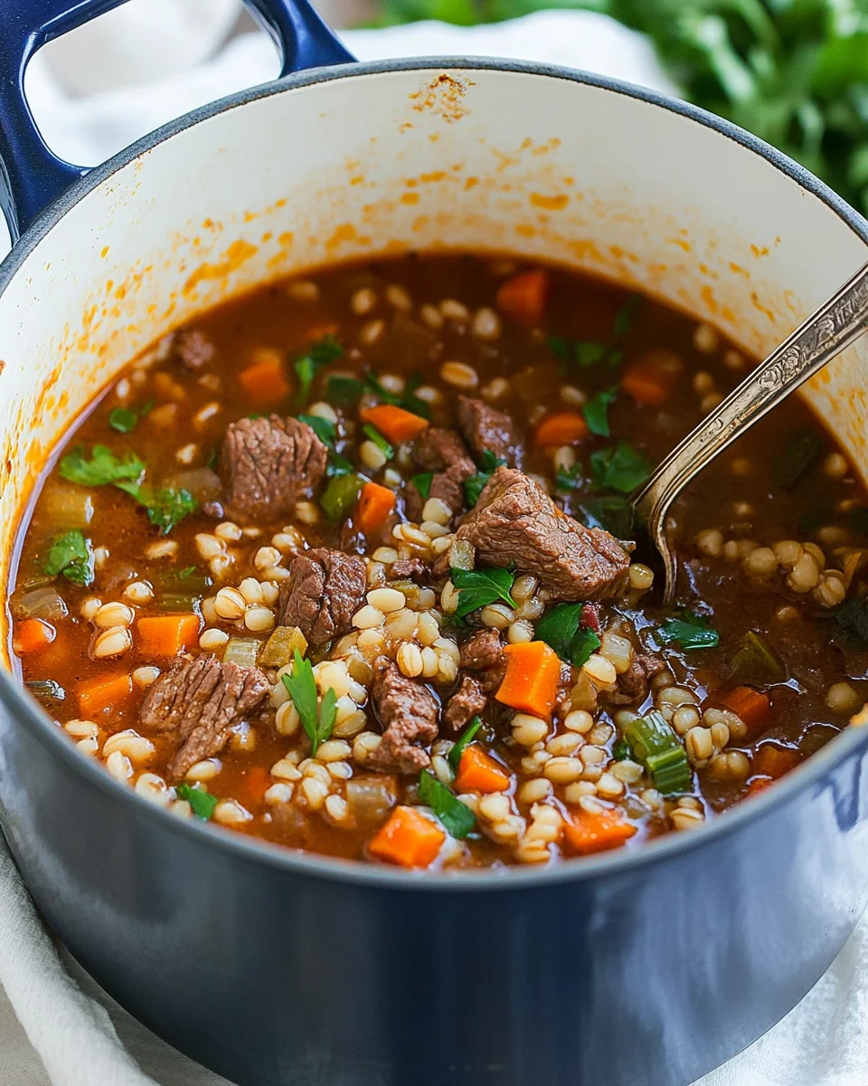 Beef Barley Soup 25 Beef