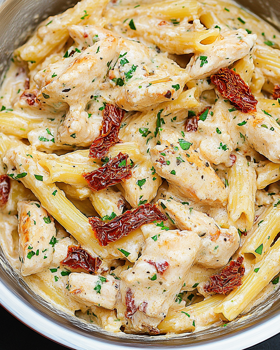 Creamy Sun-Dried Tomato Chicken Pasta Creamy Sun-Dried Tomato Chicken Pasta