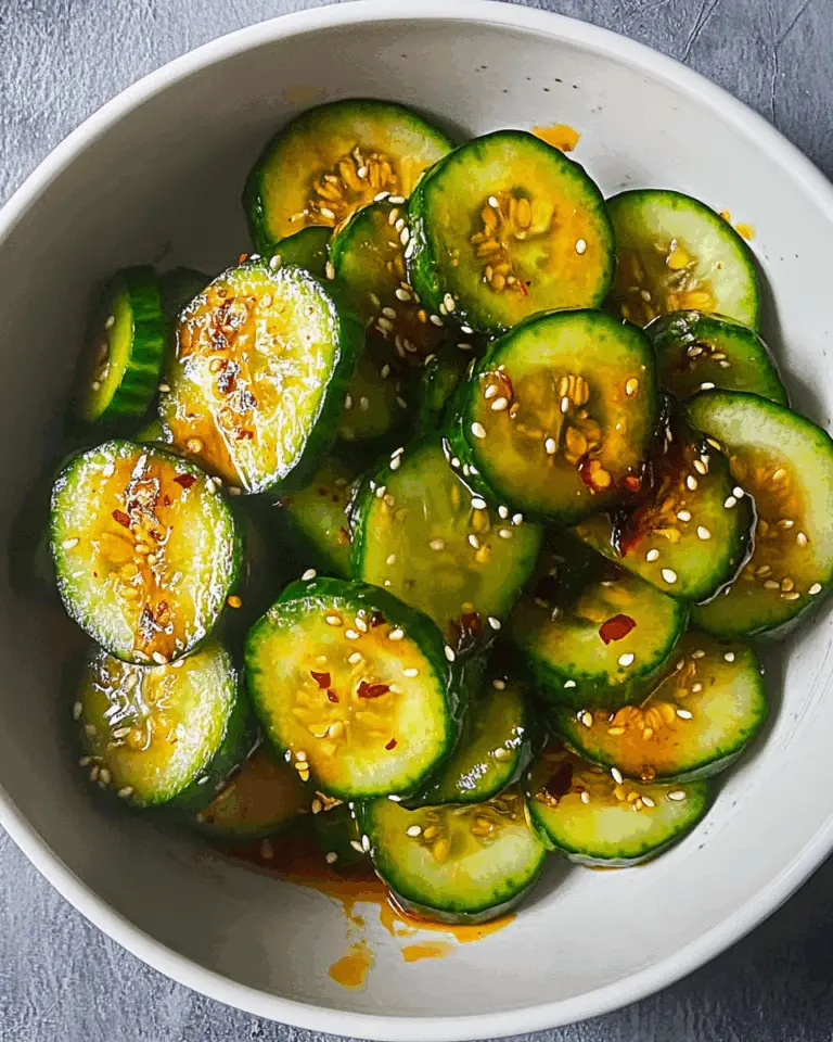 Easy Asian Cucumber Salad