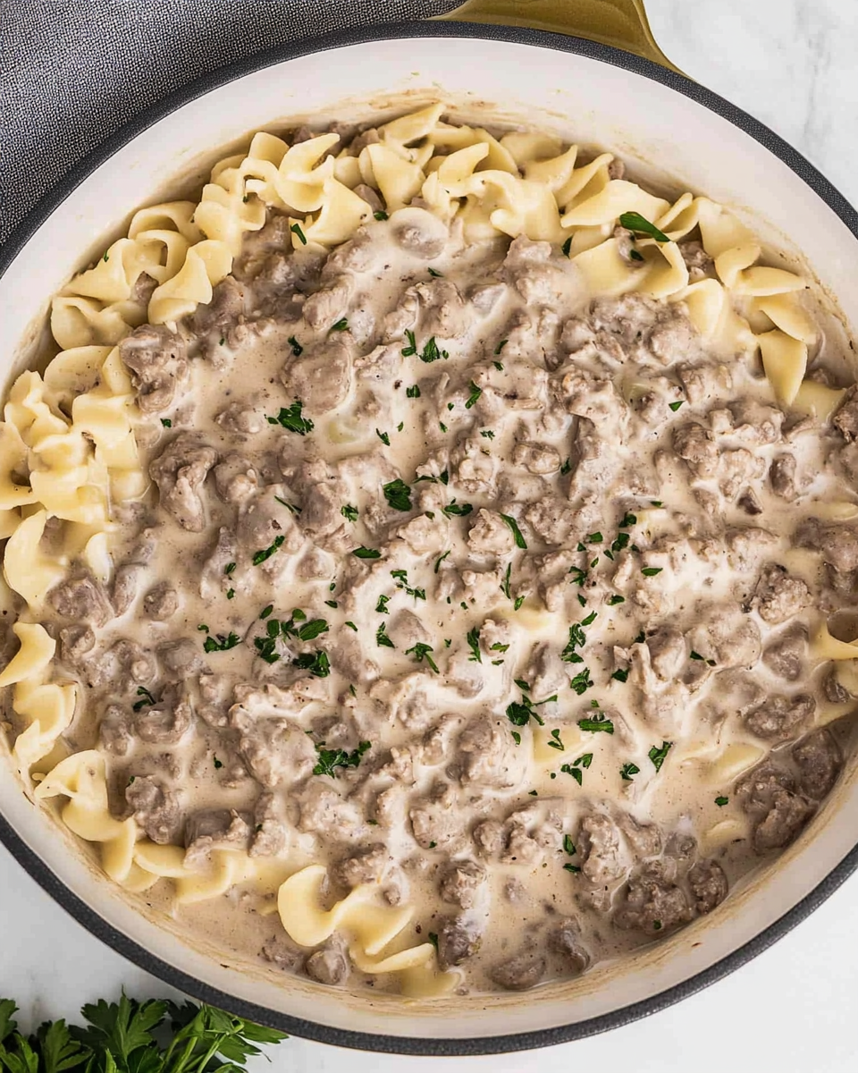 Ground Beef Stroganoff Ground Beef Stroganoff
