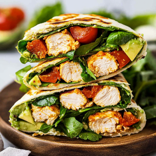 Healthy Chicken Avocado Wraps Recipe – Easy & Delicious