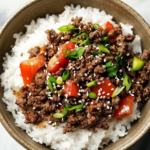 Korean Ground Beef Bowl 2 Korean Ground Beef Bowl