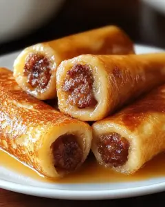 Sausage French Toast Roll-Ups Recipe