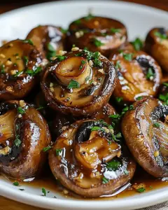 Steakhouse Garlic Butter Mushrooms