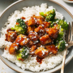 Sticky Chicken Rice Bowls 2 Sticky Chicken Rice Bowls