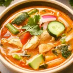 Thai Coconut Curry Chicken Soup