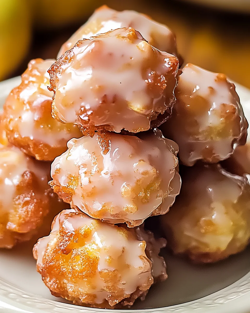 Apple Fritter Bites 24 Apple Fritter Bites