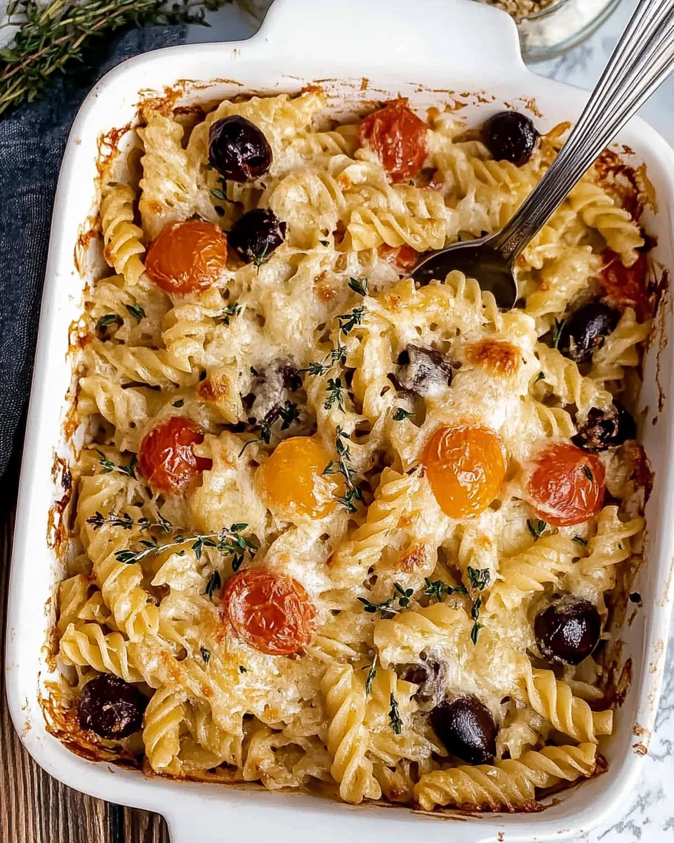 Baked Mediterranean Pasta 20 Baked