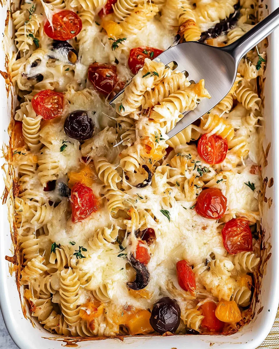 Baked Mediterranean Pasta 21 Baked
