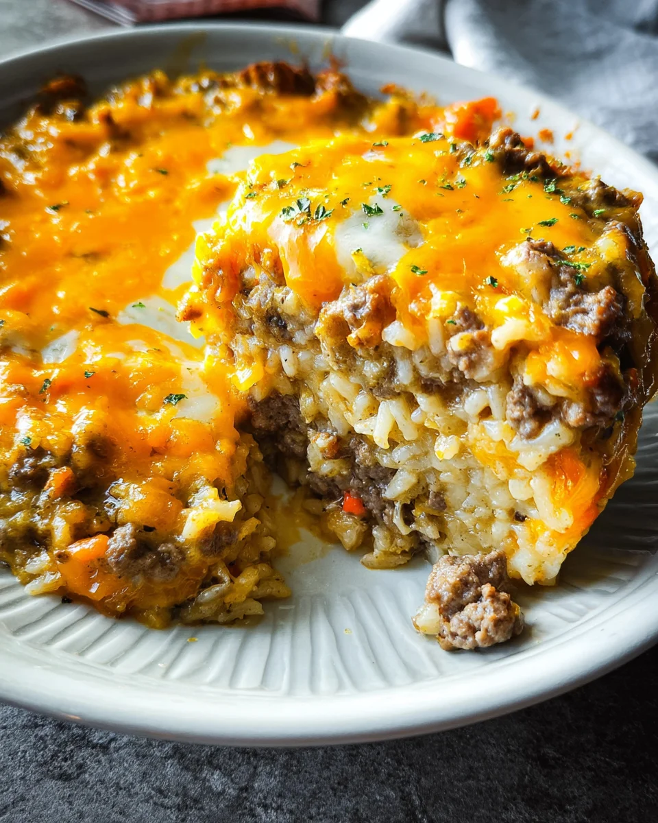 Beef And Rice Casserole