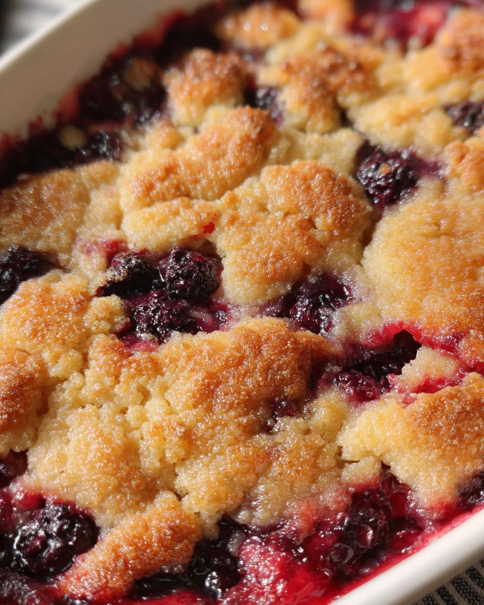 Blackberry Cobbler