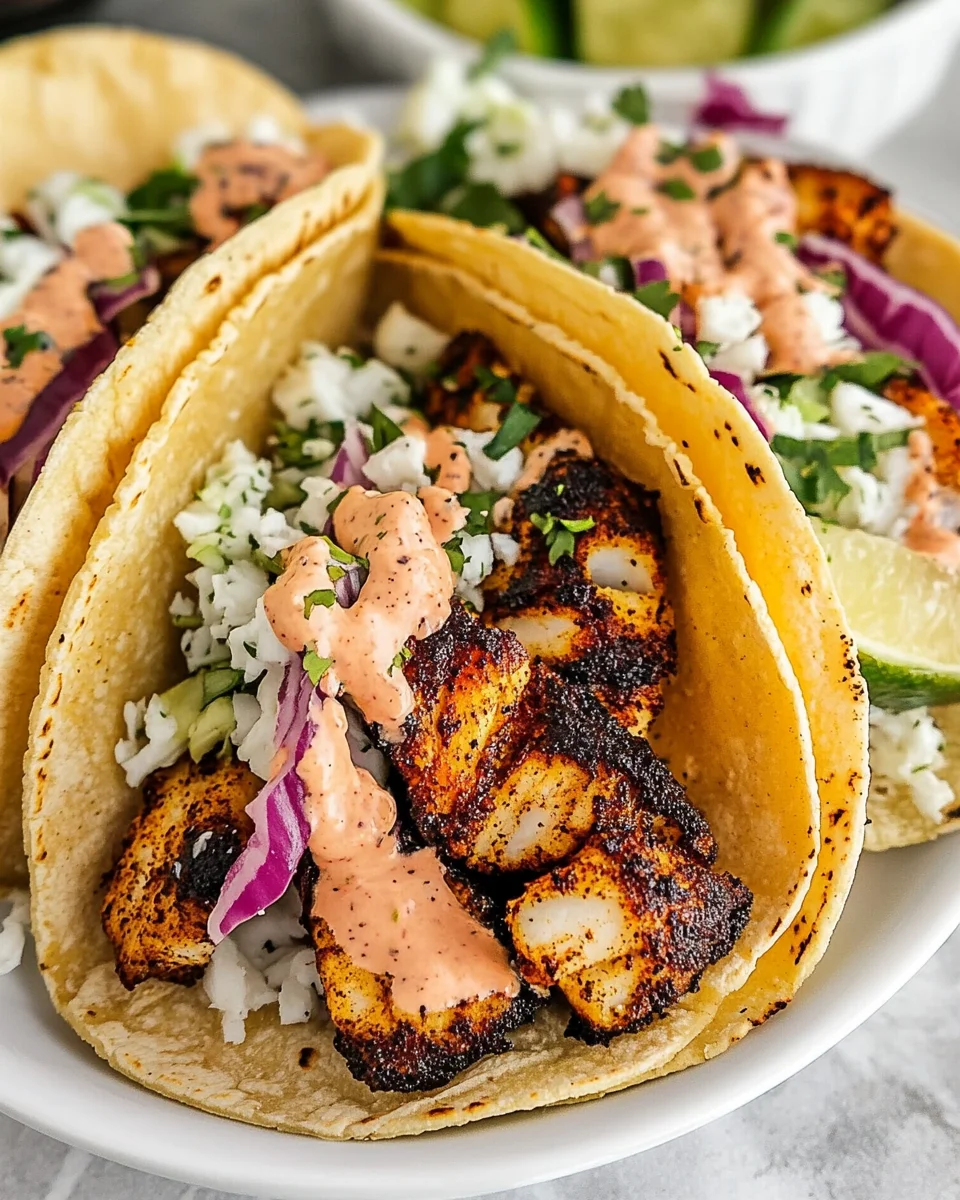 Blackened Fish Tacos