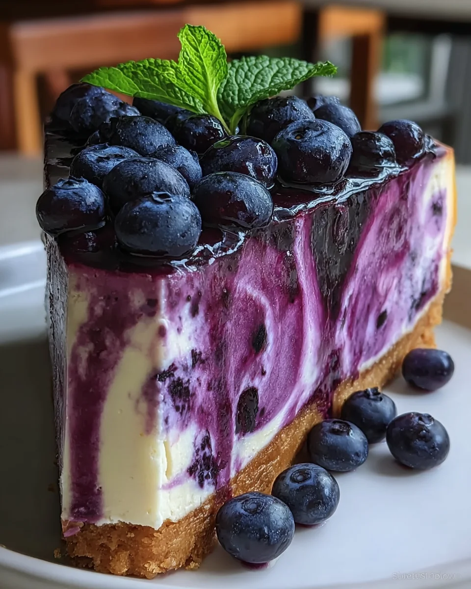 Blueberry Dream Cheesecake 24 Blueberry