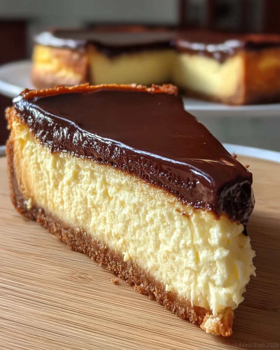 Boston Cream Pie Cheesecake