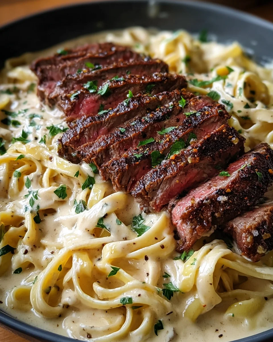Cajun Steak Alfredo