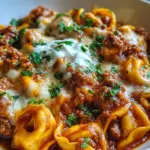Cheesy Beef Enchilada Tortellini