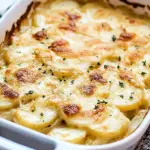 Cheesy Garlic Scalloped Potatoes