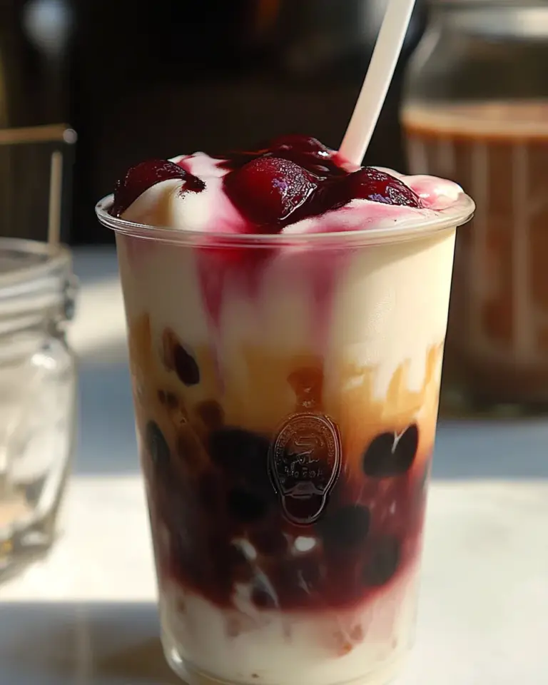 Cherry Vanilla Iced Latte