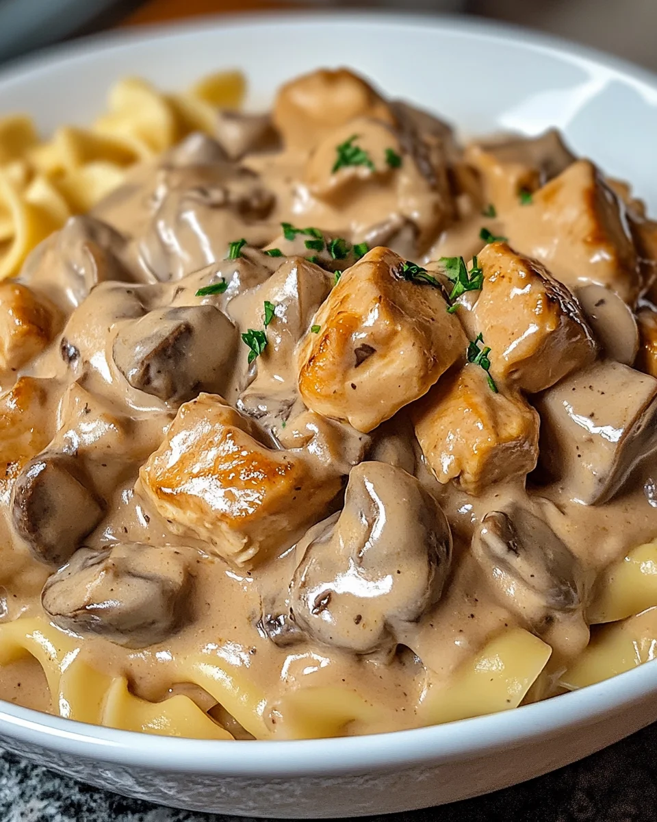 Chicken Stroganoff