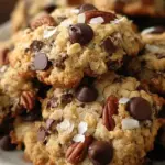 Chocolate Pecan Coconut Cookies
