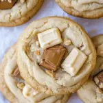 Crumbl Snickers Peanut Butter Cookies