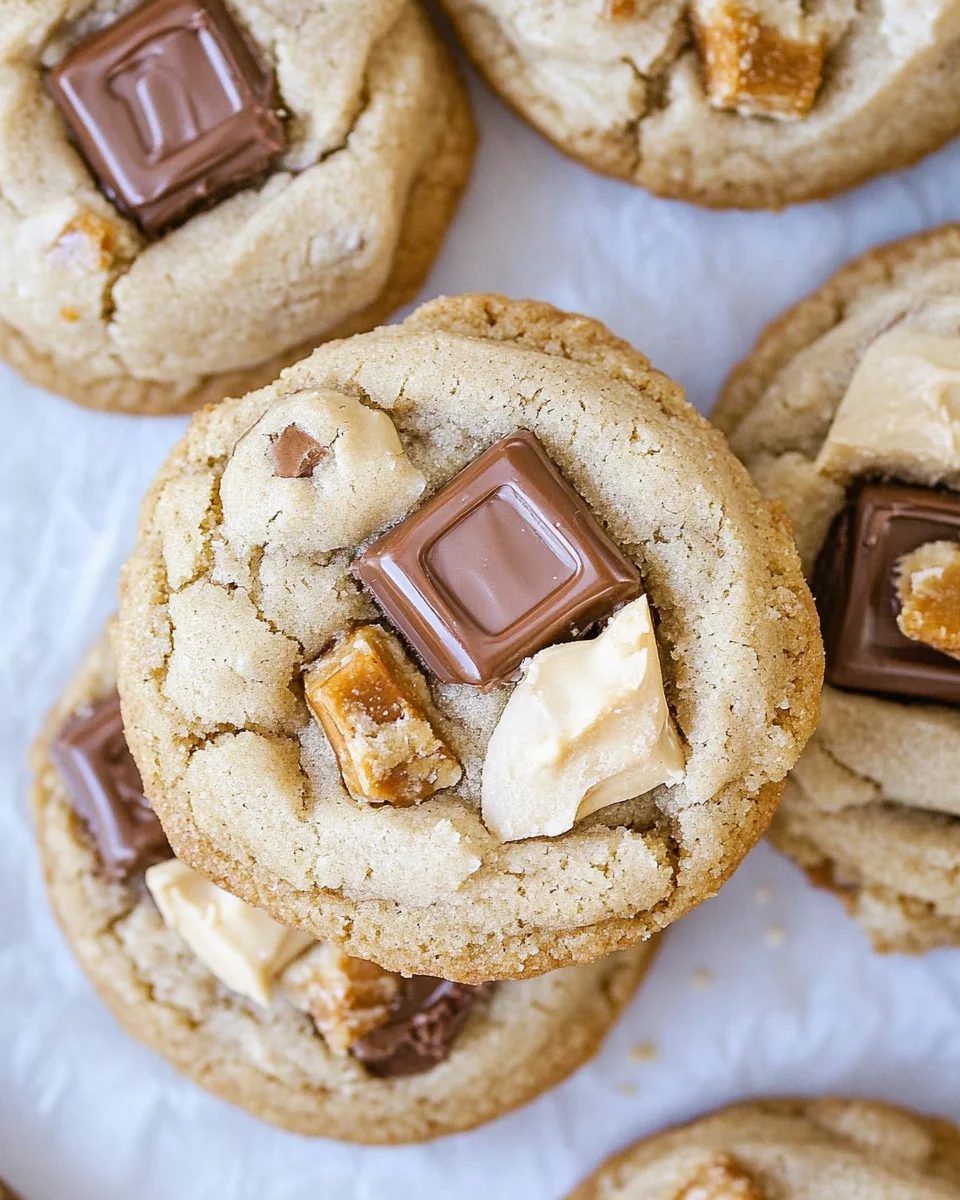 Crumbl Snickers Peanut Butter Cookies 30 Crumbl