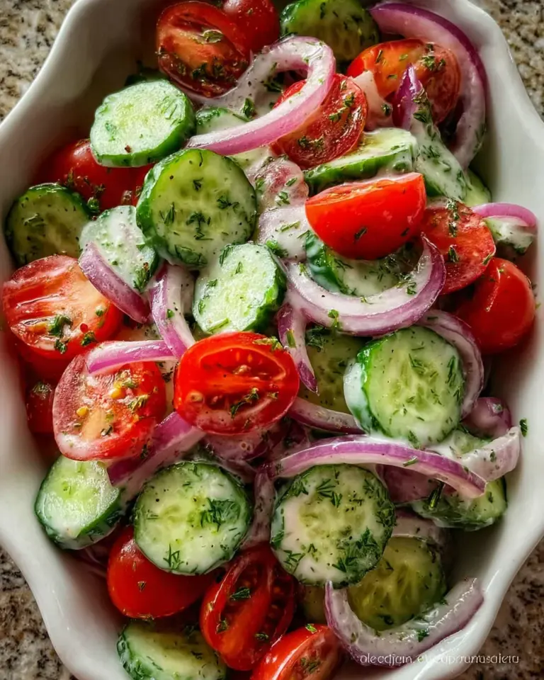 Cucumber Tomato And Onion Salad