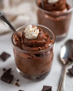 Easy 2-Ingredient Chocolate Mousse
