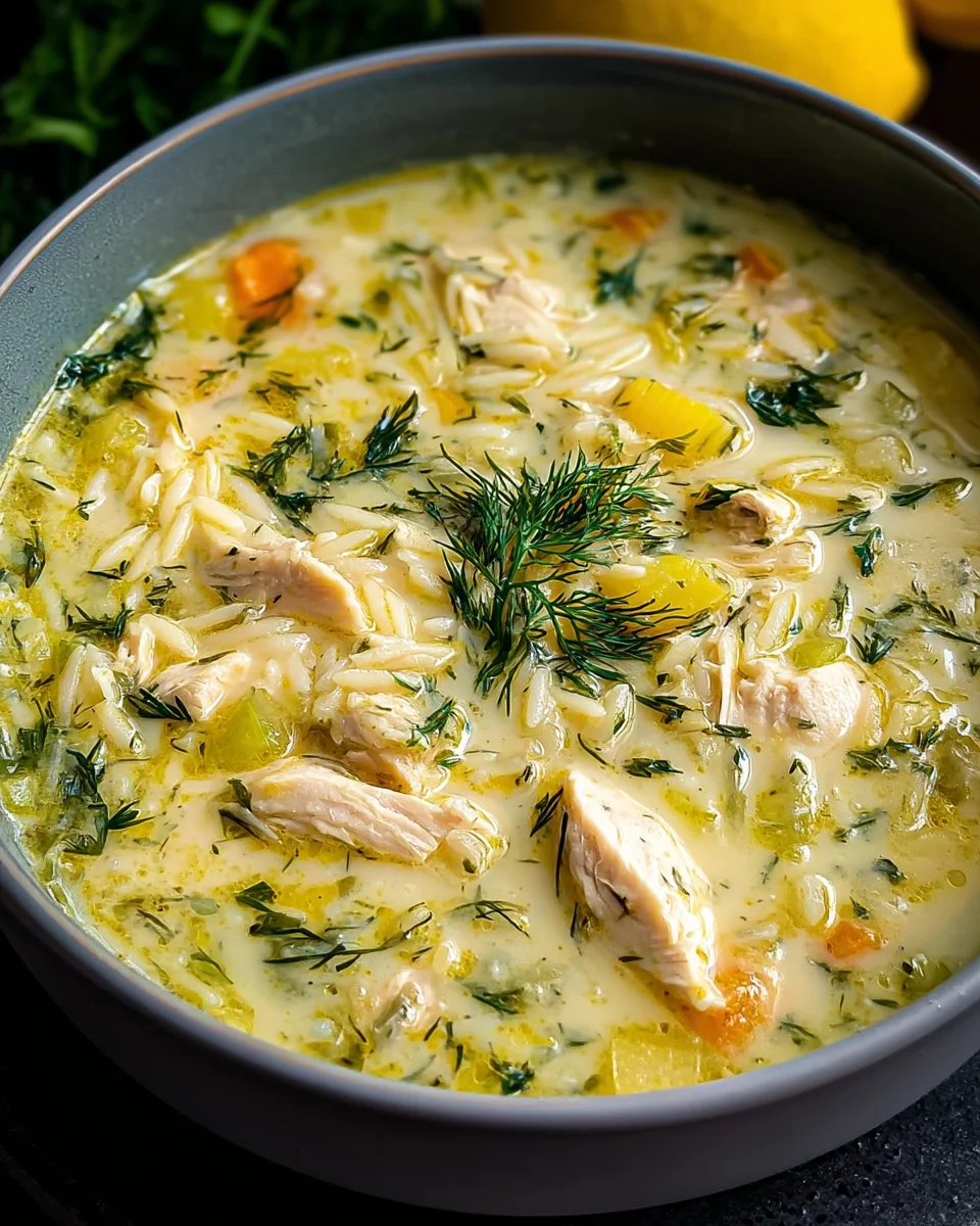 Greek Lemon Chicken Soup (Avgolemono) 23 Greek Lemon Chicken Soup (Avgolemono)