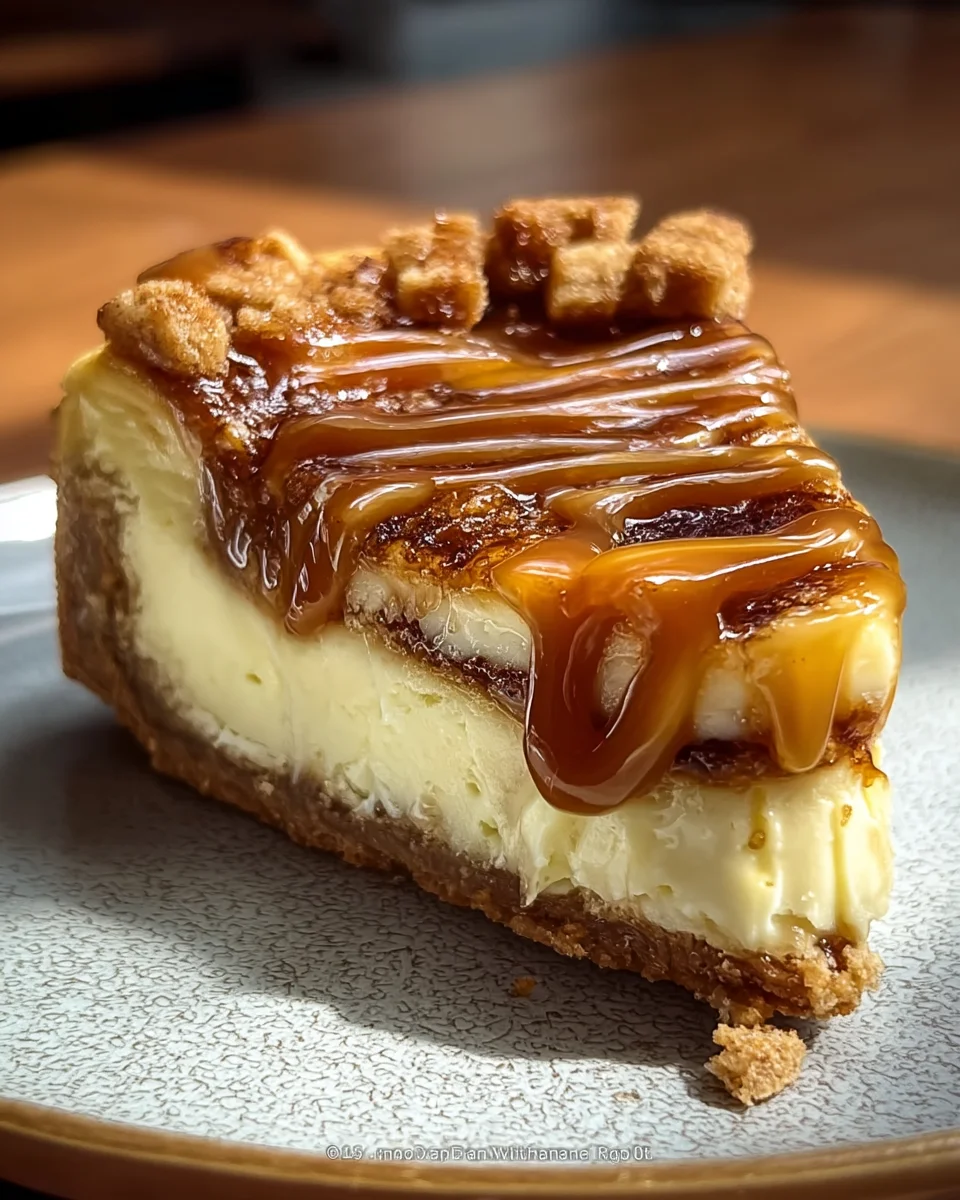 Honey Bun Cheesecake