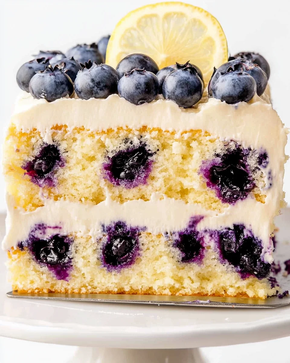 Lemon Blueberry Layer Cake 21 Lemon Blueberry Layer Cake