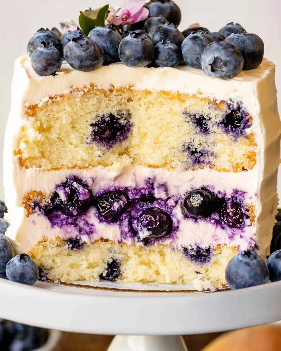 Lemon Blueberry Layer Cake 24 Lemon