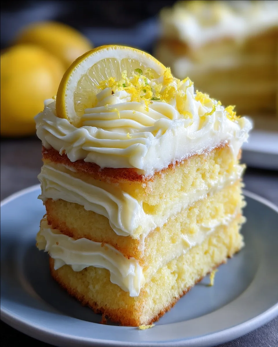 Lemon Velvet Cake With Lemon Cream Cheese Frosting 39 Lemon