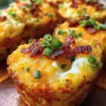 Loaded Bacon And Egg Hash Brown Muffins