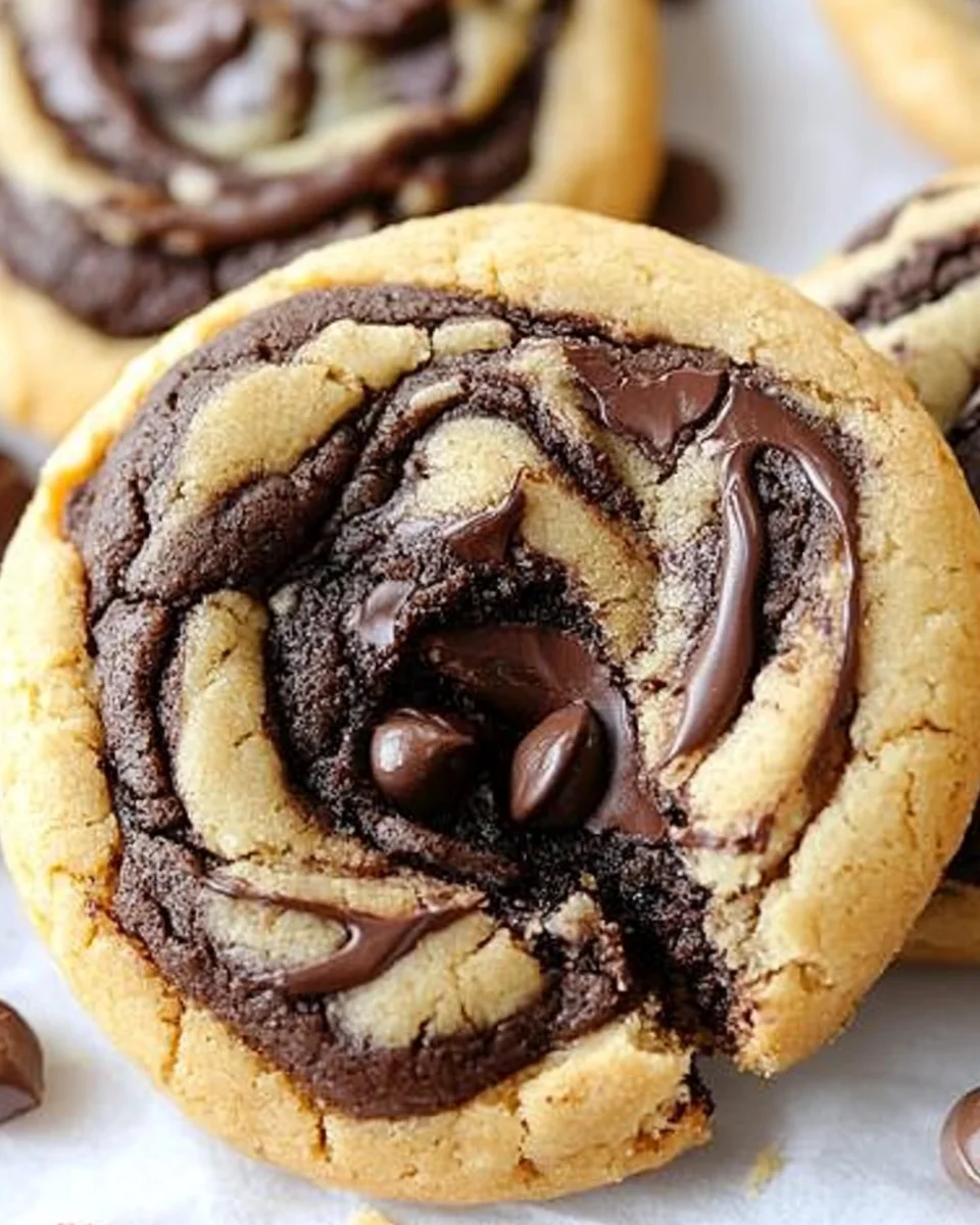 Peanut Butter Brownie Swirl Cookies 30 Peanut