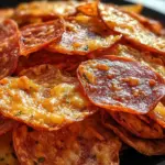 Pepperoni Cheese Crisps