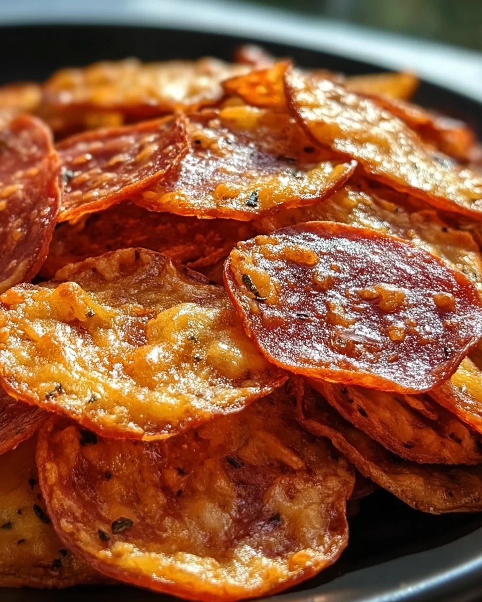 Pepperoni Cheese Crisps 14 Pepperoni Cheese Crisps