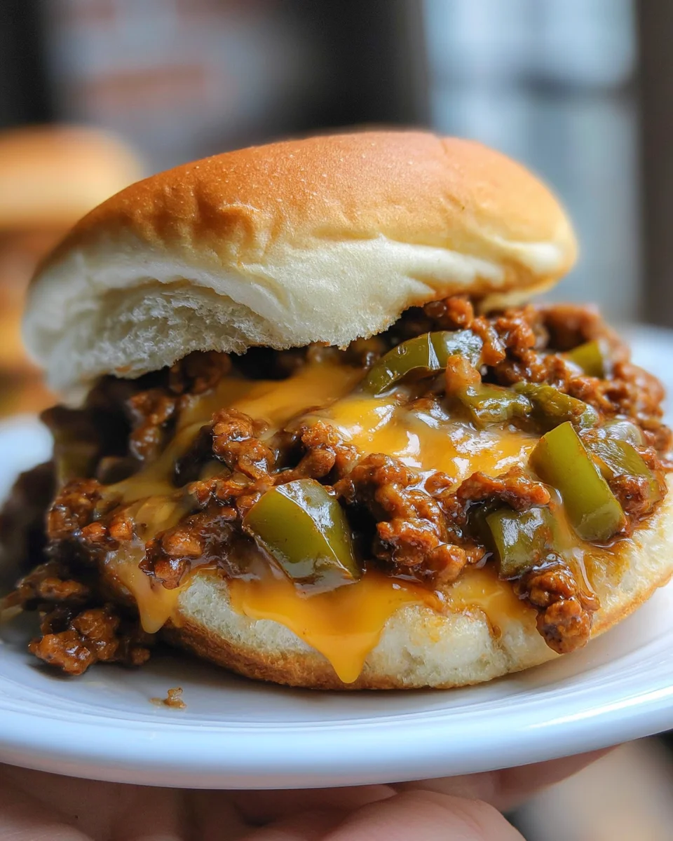 Philly Cheesesteak Sloppy Joes Recipe