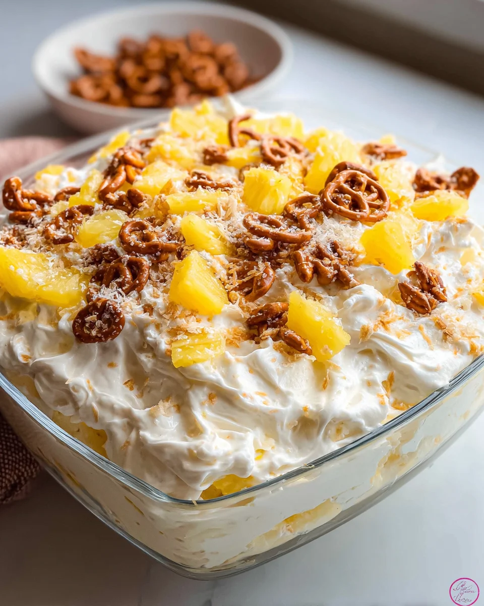 Pineapple Pretzel Fluff Salad 20 Pineapple