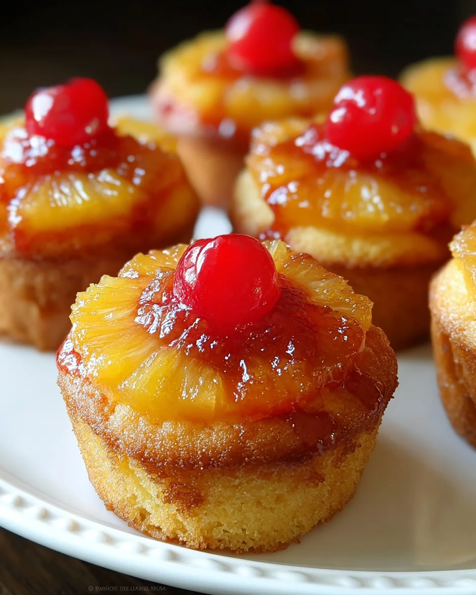 Pineapple Upside Down Cupcakes 19 Pineapple Upside Down Cupcakes