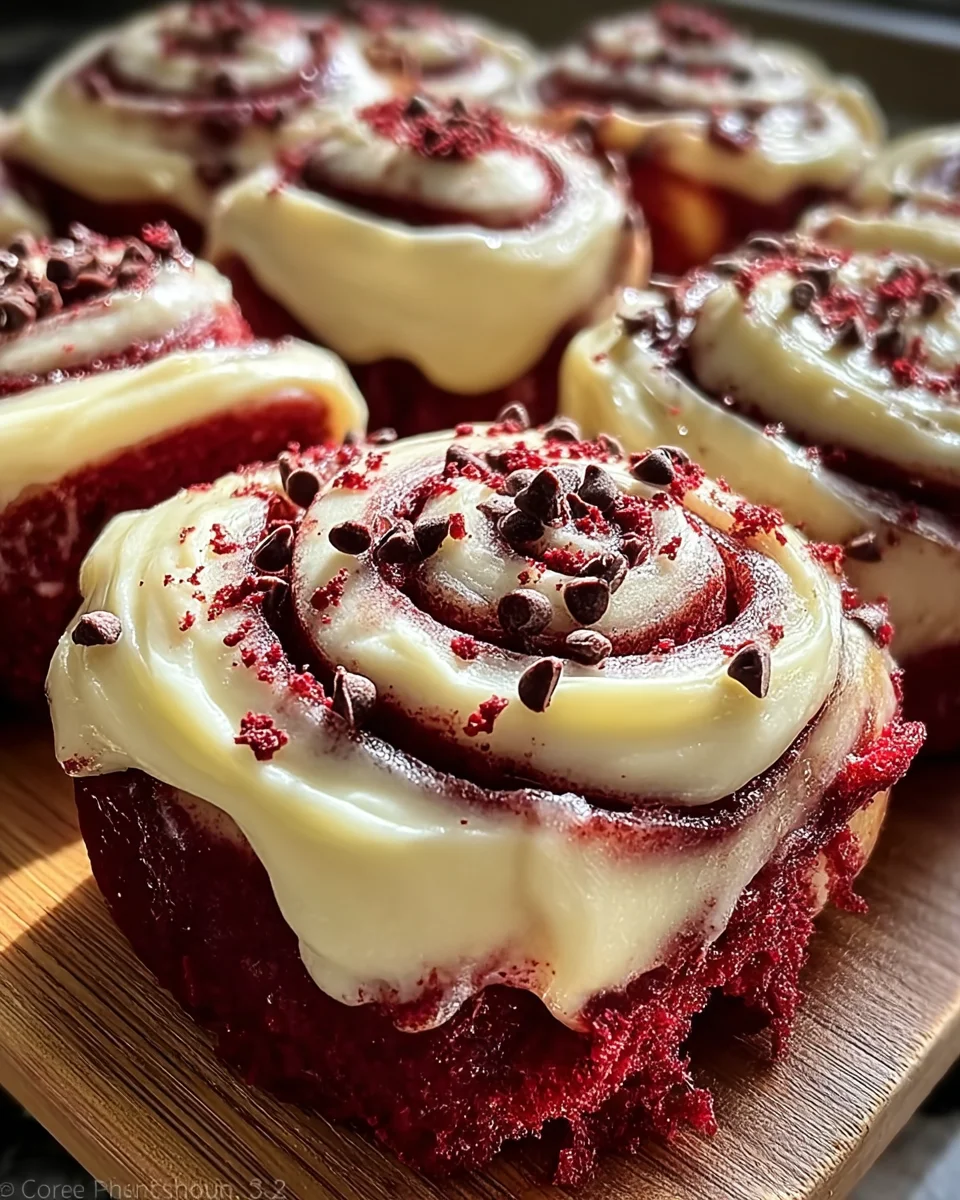 Red Velvet Cinnamon Rolls